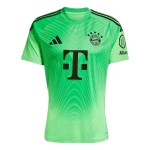 Günstige Fußballtrikots FC Bayern München Neuer 1 Torwart Kinder 2025-26 Grüne Kurzarm